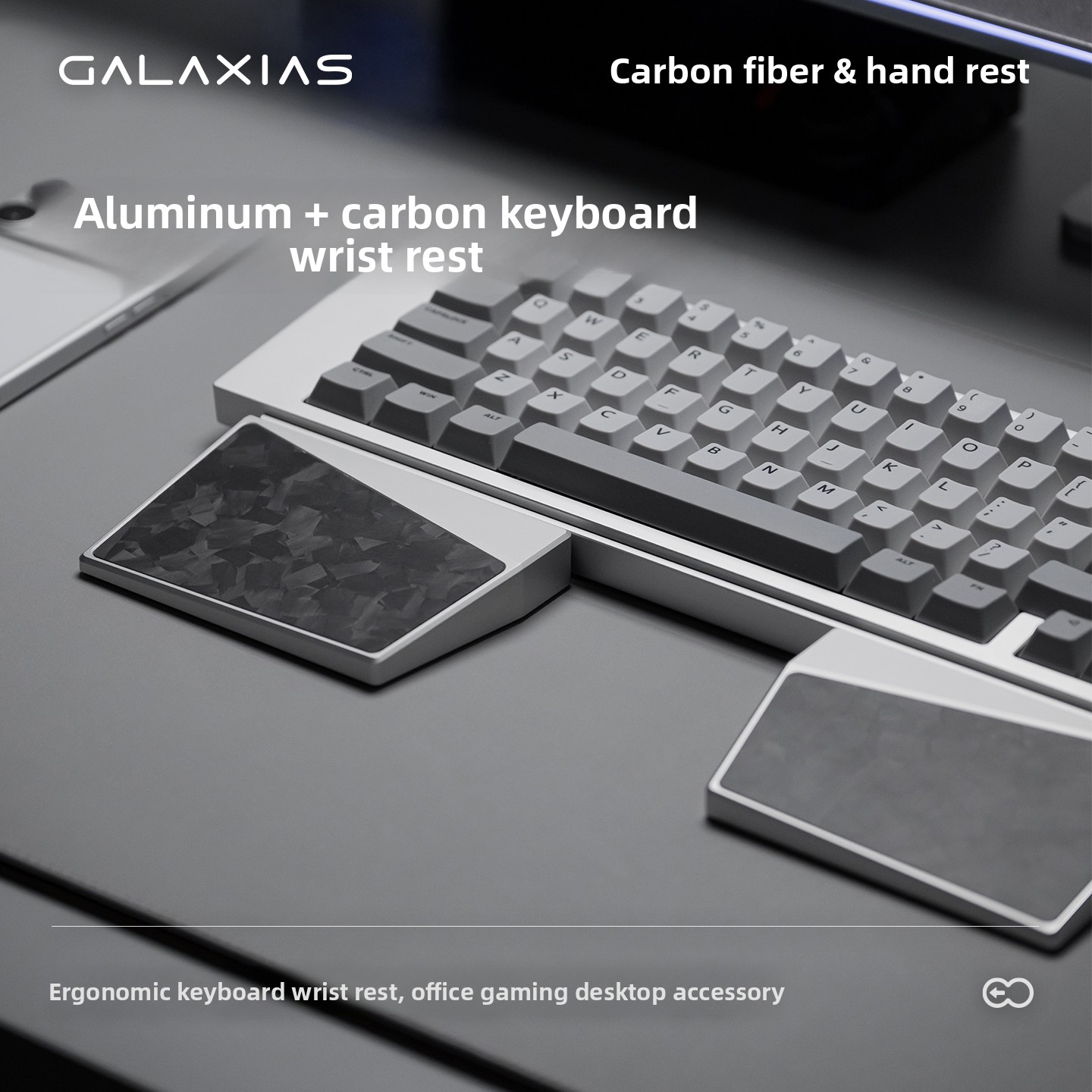 Ergonomic Desk Setup Keyboard - Custom Aluminum Alloy Mechanical Keyboard Wrist