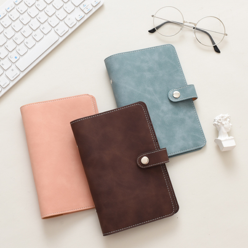Ring Binder Box - A6 Soft PU Leather Loose Leaf
