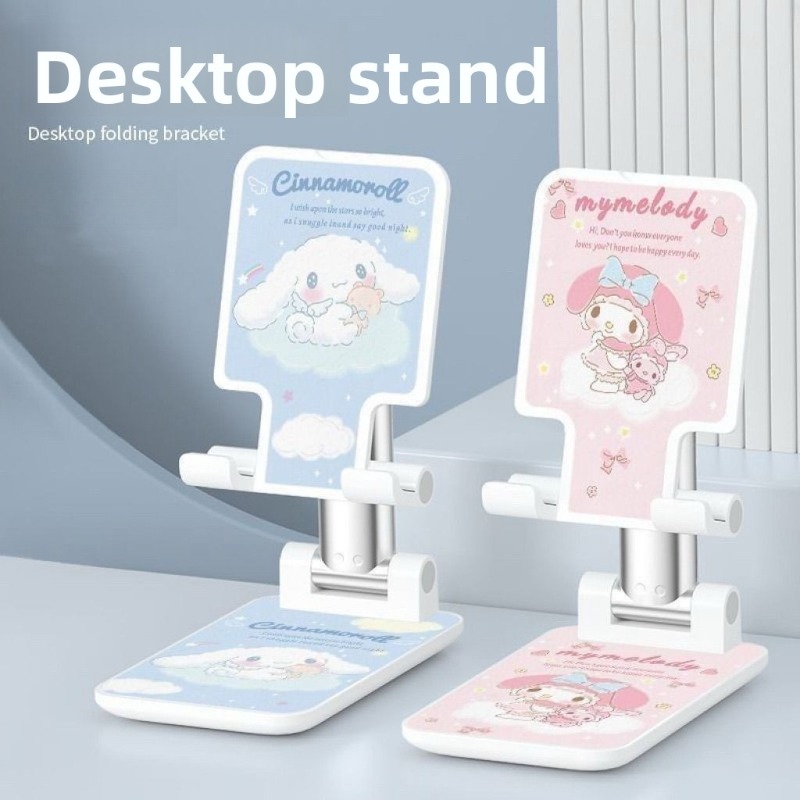Desk Setup Kit - Fashion Cinnamoroll Pattern Phone Holder Cute