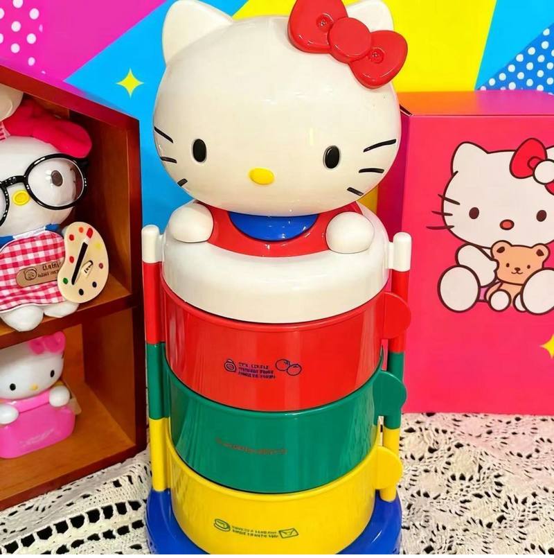 Desk Setup Kit - Cartoon Character Hello Kitty Storage Box