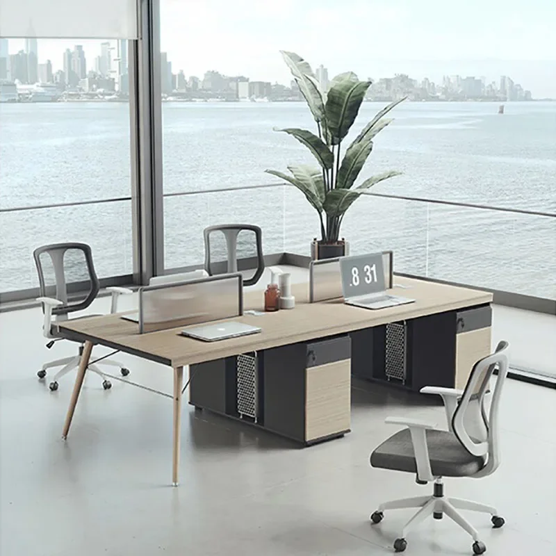Work Desk Home Setup - Wooden Executive Writing Desk Storage Setup