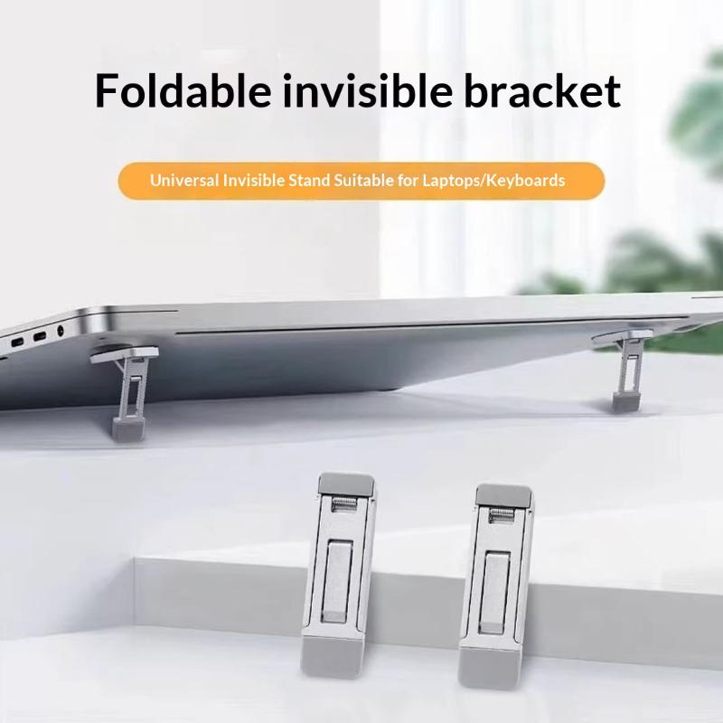 Ergonomic Desk Setup Keyboard - Keyboard Riser Stand 2Pcs Foldable Adjustable