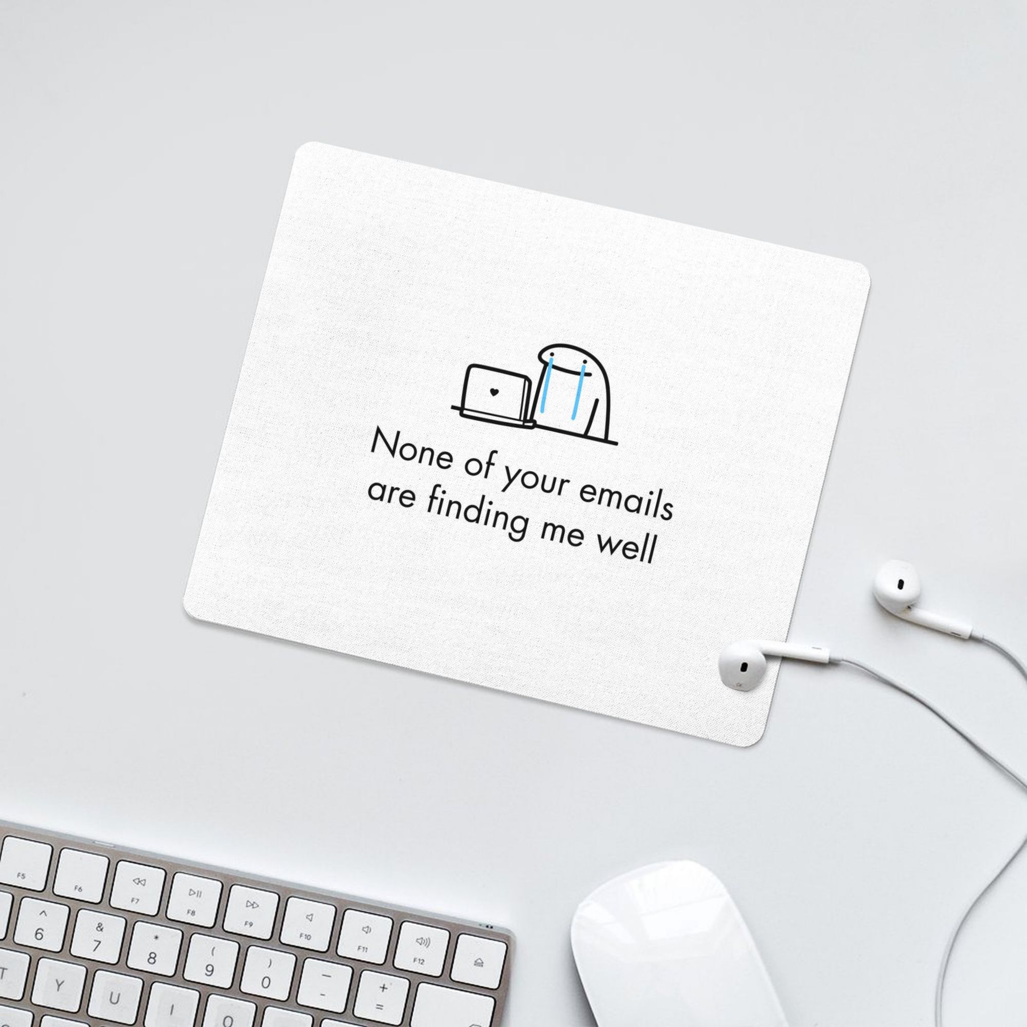 Brand Iron Art Desk Mouse Pad  - огляд і ціна Work Desk Home Setup