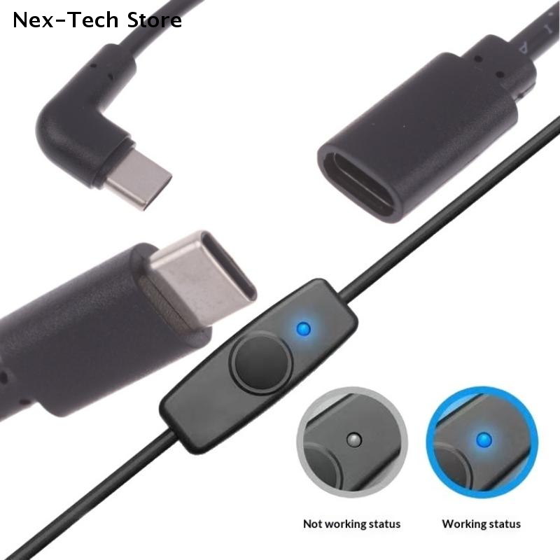 1Pcs 5V 2A Short USB C Extensi - огляд і ціна Desk Setup Led Strip