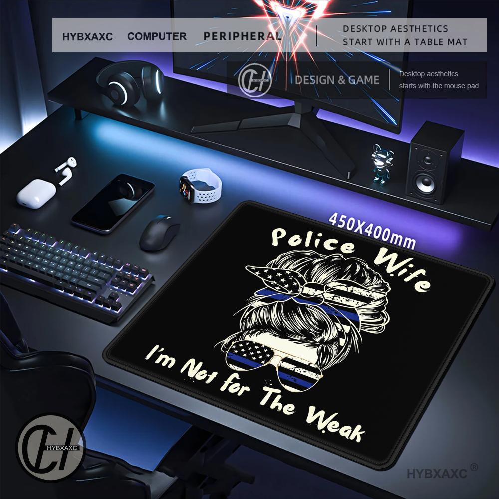 HYBXAXC Police Wife Mouse Pad  - огляд і ціна Work Desk Home Setup