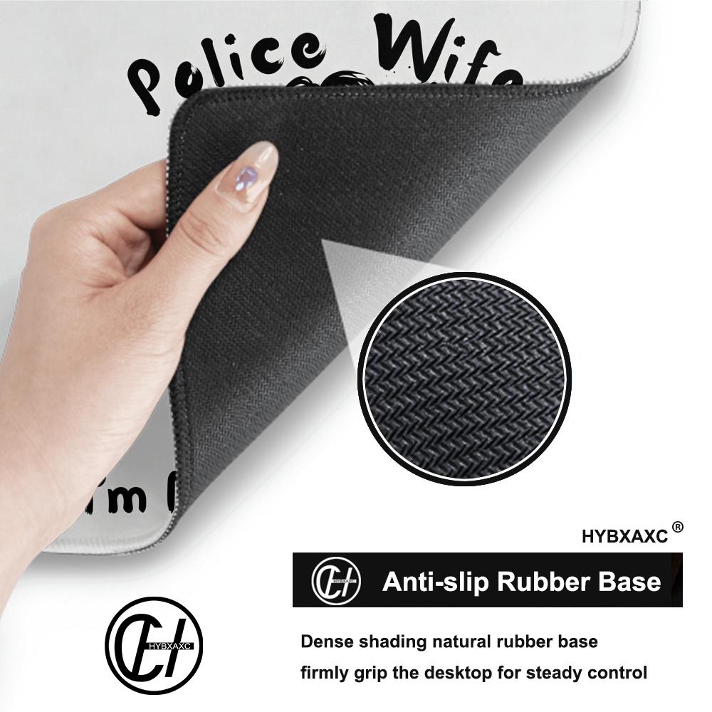 HYBXAXC Police Wife Mouse Pad  - огляд і ціна Work Desk Home Setup