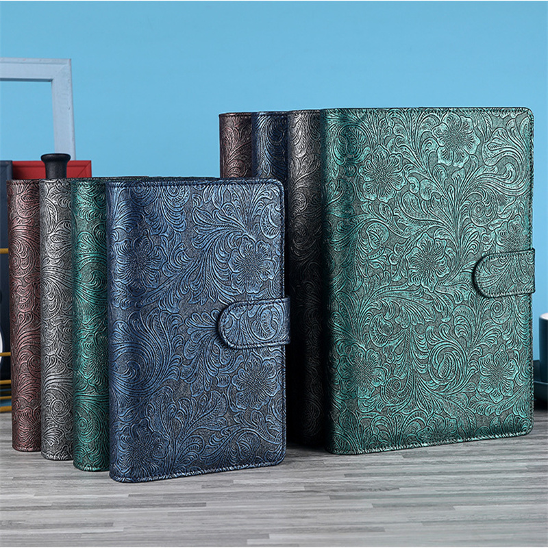 A6/A5 Vintage Embossed PU Leat - огляд і ціна Ring Binder Box