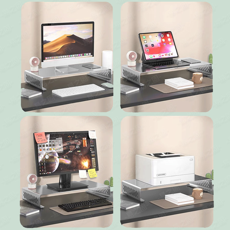 Computer Monitor Stand Riser E - огляд і ціна Desk Setup Monitor And Laptop