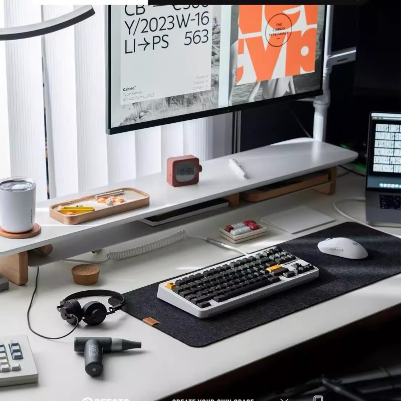 Modern Monitor Riser Stand Erg - огляд і ціна Desk Setup Monitor And Laptop