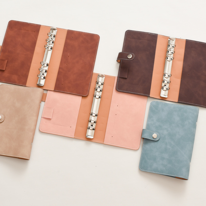 A6 Soft PU Leather Loose Leaf  - огляд і ціна Ring Binder Box