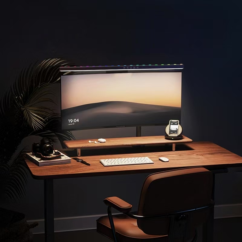 LED Monitor Light Hanging Desk - огляд і ціна Desk Setup For Studying
