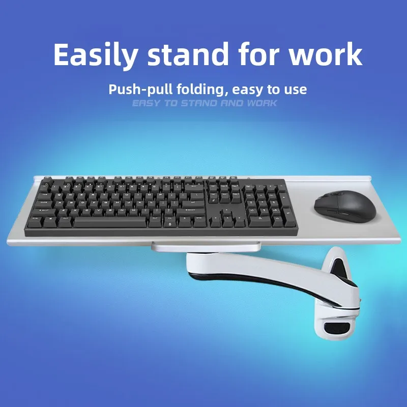 Industrial Wall Mounted Keyboa - огляд і ціна Ergonomic Desk Setup Keyboard