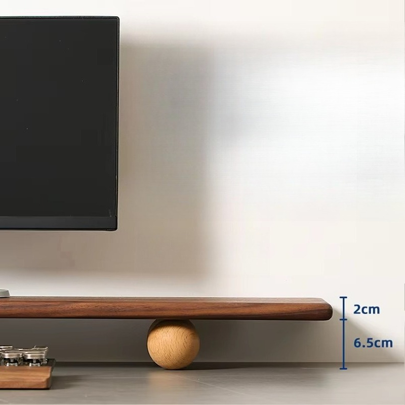Solid Wood Monitor Riser Lapto - огляд і ціна Desk Setup Monitor And Laptop
