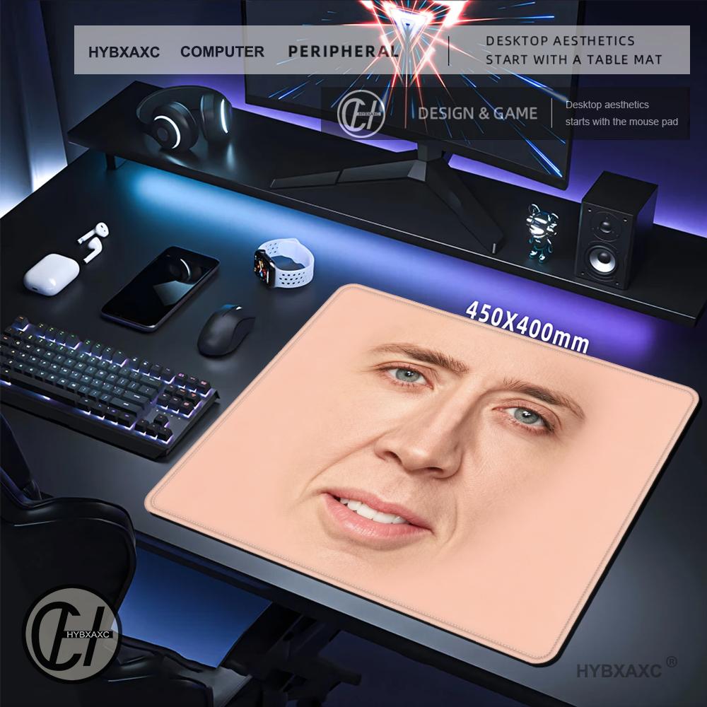 HYBXAXC Nicolas Cage Face Meme - огляд і ціна Work Desk Home Setup