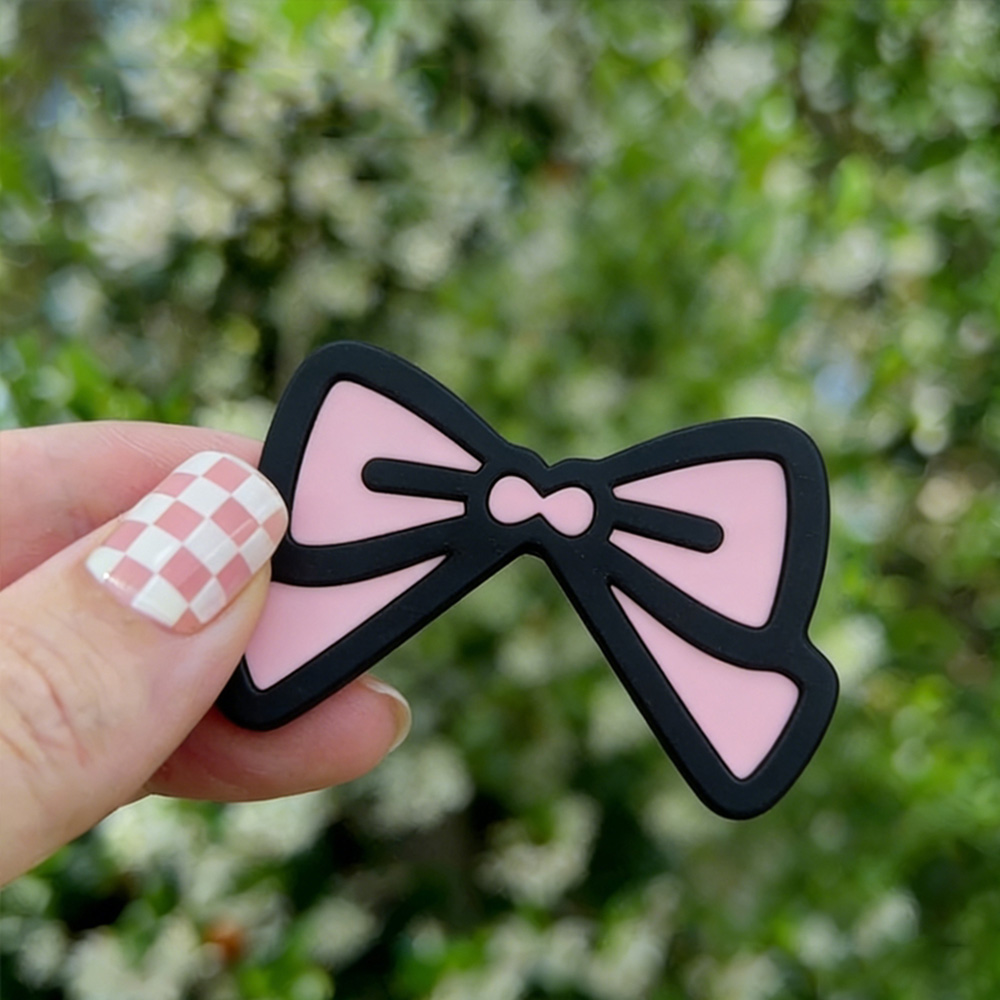 Cute Pink Bow Monitor Decor Ka - огляд і ціна Desk Setup Monitor And Laptop
