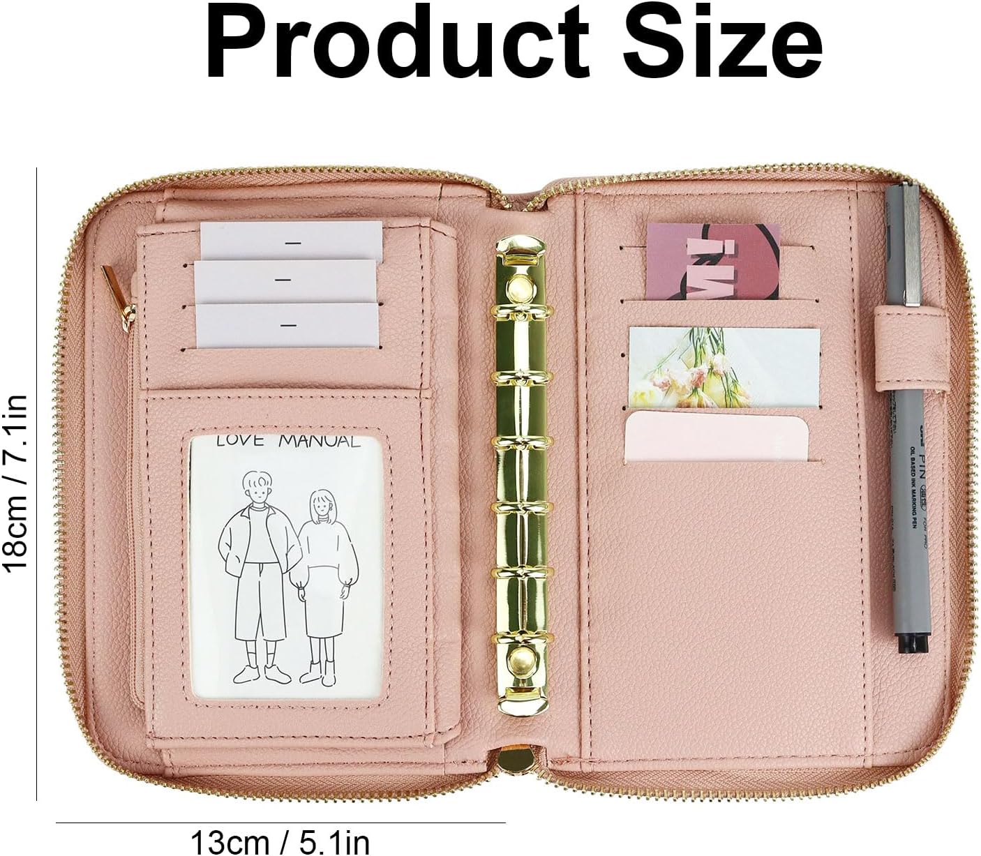 A7 Leather Budget Binder Cash  - огляд і ціна Ring Binder Box