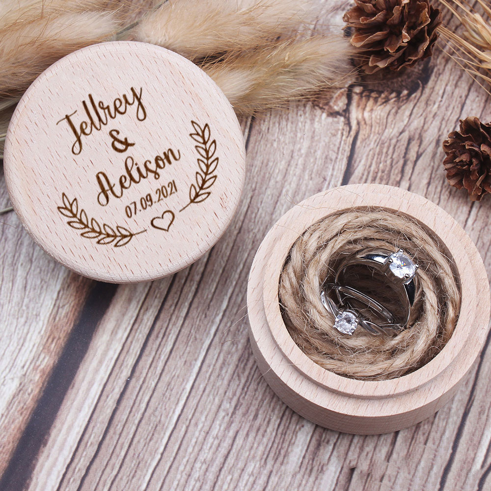 Personalized Engraved Wooden R - огляд і ціна Ring Binder Box