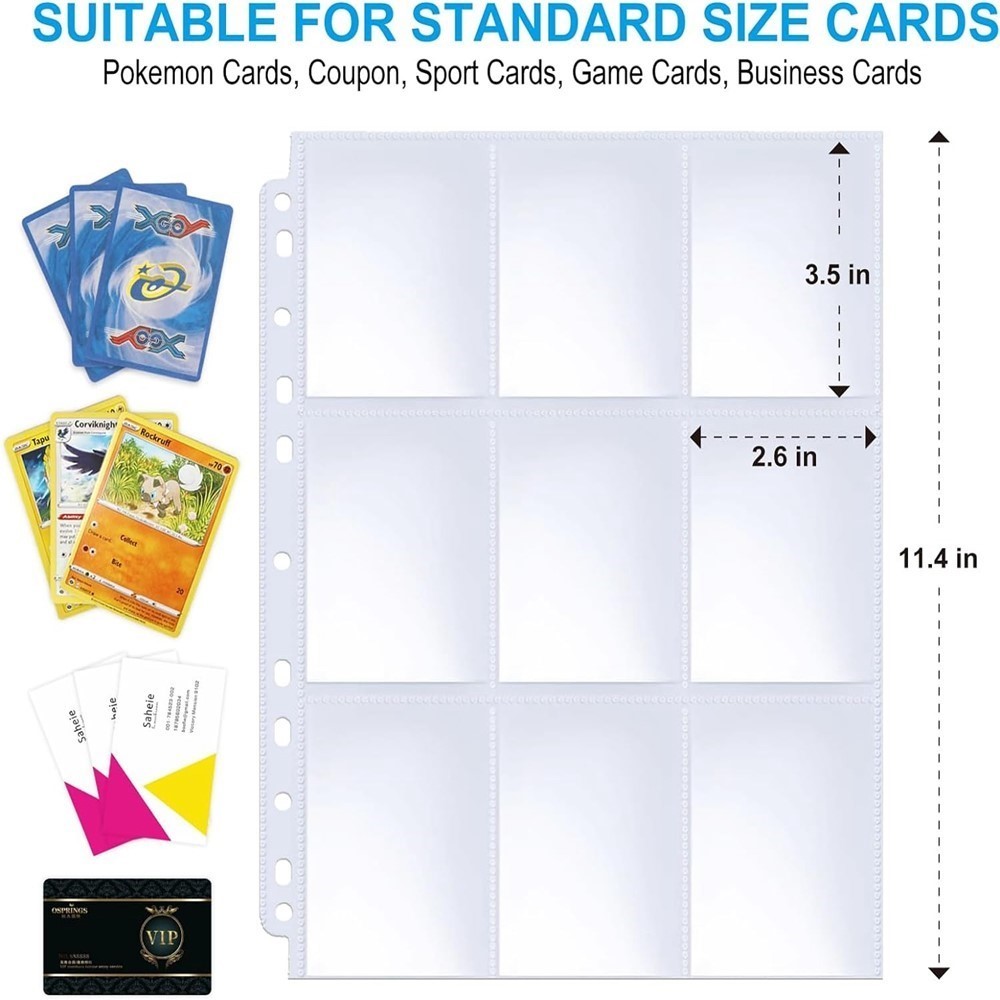 50 Sheets 9 Pocket Single Side - огляд і ціна Ring Binder Box