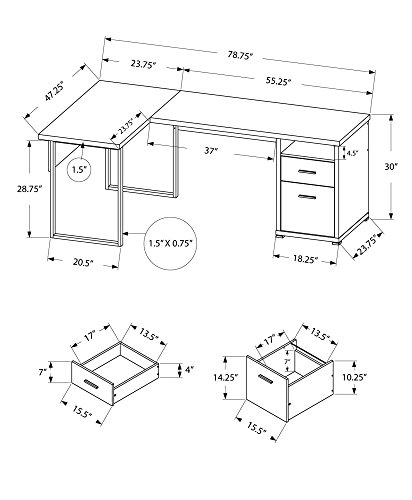 I 7257 Computer Desk, Home Off - огляд і ціна Work Desk Home Setup
