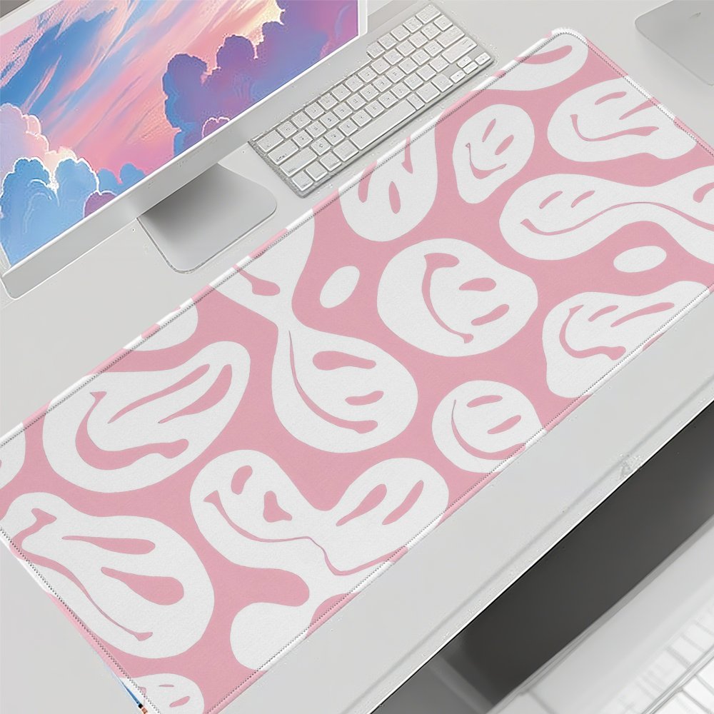 Aesthetic Pink Desk Mat Large  - огляд і ціна Desk Setup For Studying