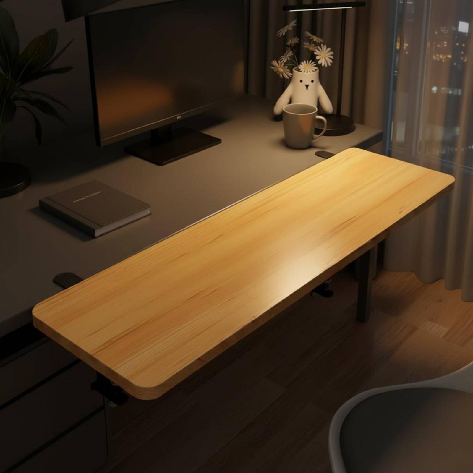 Folding Desk Shelf Desk Extens - огляд і ціна Ergonomic Desk Setup Keyboard