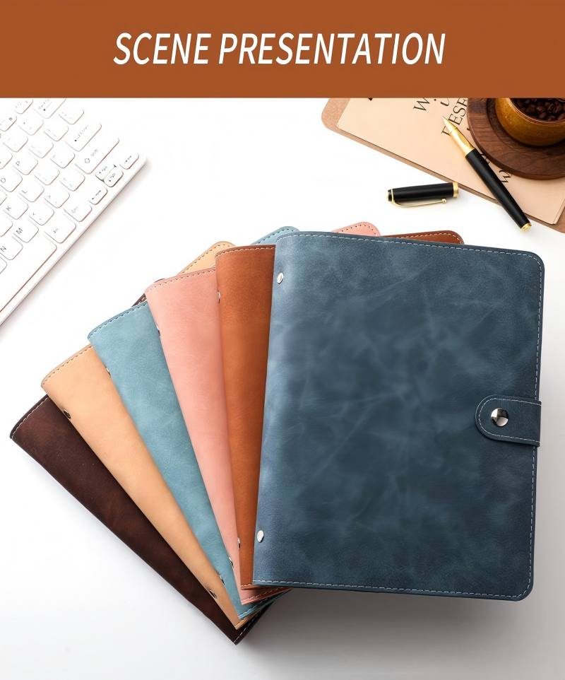 A5 Soft PU Leather Notebook Bi - огляд і ціна Ring Binder Box