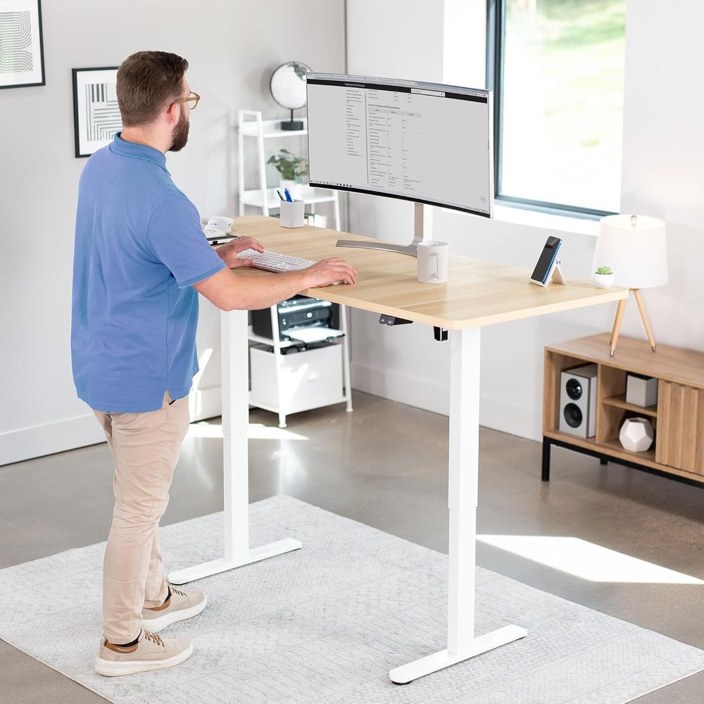 Electric 71 x 30 inch Stand Up - огляд і ціна Desk Setup Kit