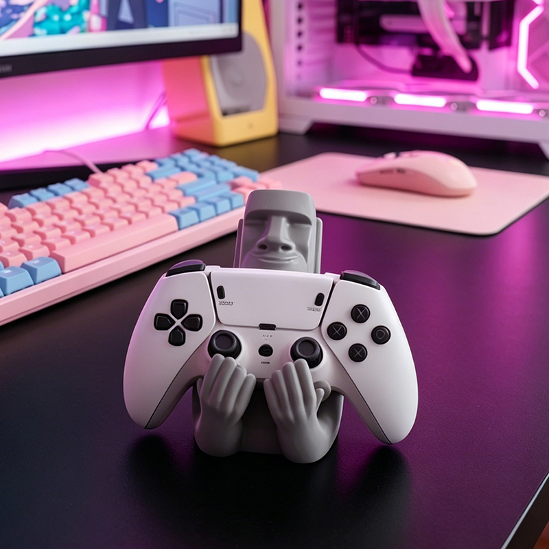 Moai Easter Island Resin Sculp - огляд і ціна Desk Setup Xbox