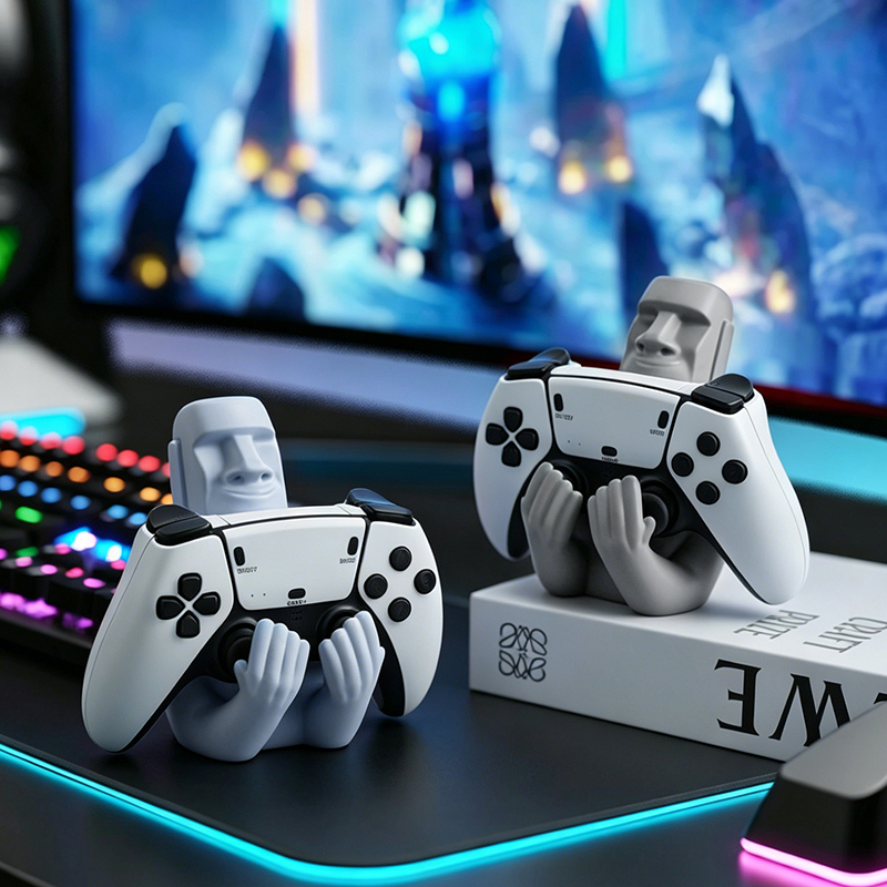 Moai Easter Island Resin Sculp - огляд і ціна Desk Setup Xbox