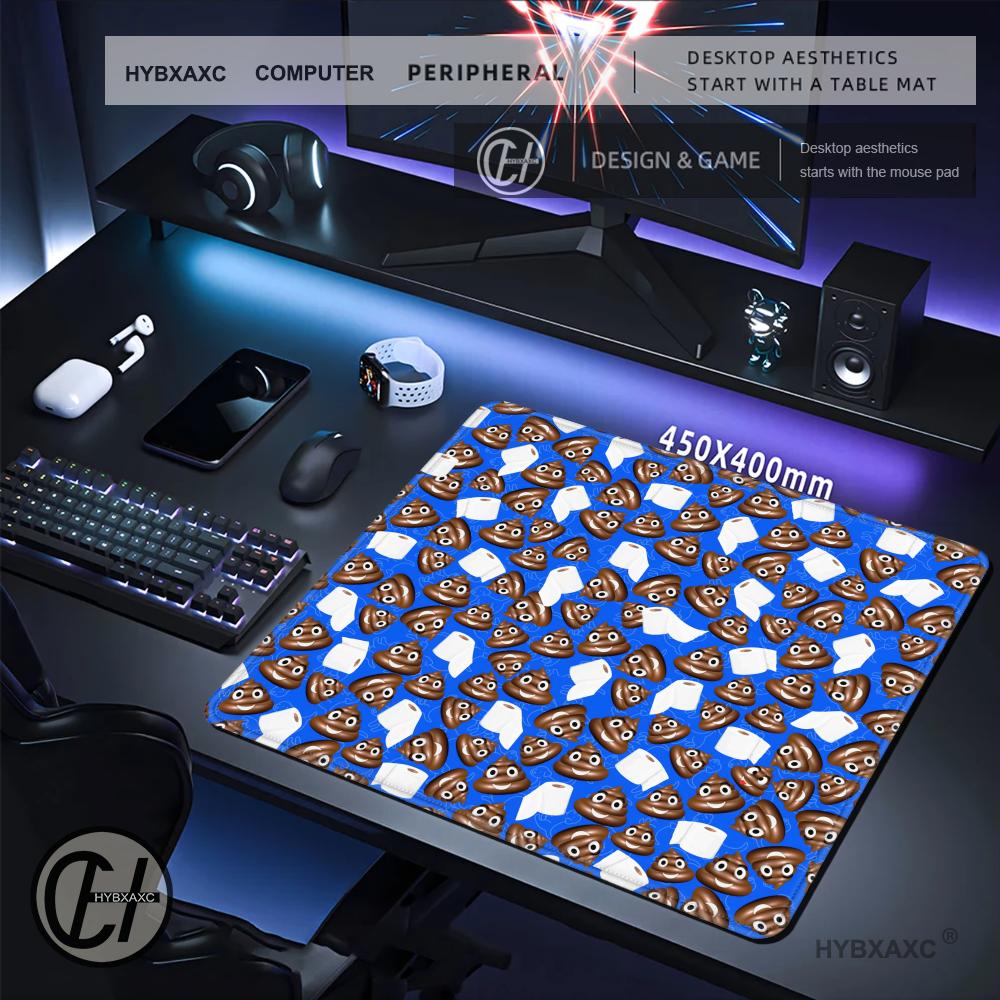 HYBXAXC Poop Emoji Pattern Sma - огляд і ціна Work Desk Home Setup