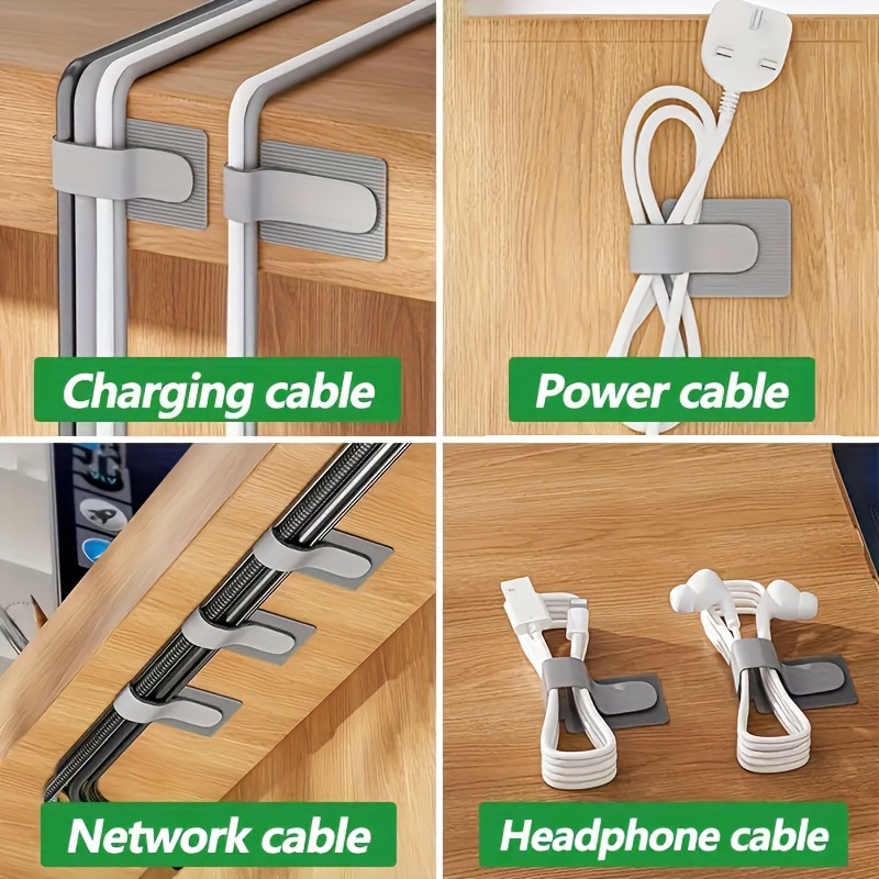Cable Ties Reusable Straps Vel - огляд і ціна Desk Setup Monitor And Laptop