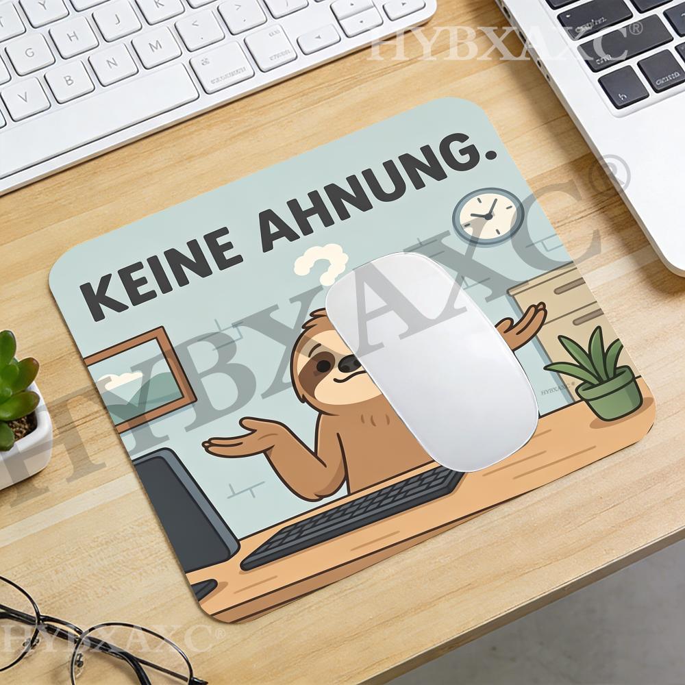 HYBXAXC Funny Sloth Keine Ahnu - огляд і ціна Work Desk Home Setup