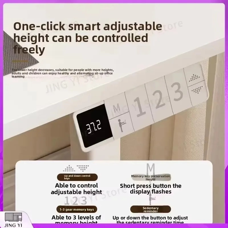 Electric Height Adjustable Sta - огляд і ціна Desk Setup For Studying