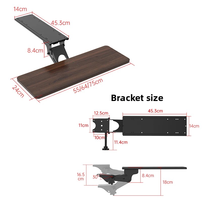 Ergonomic Under Desk Keyboard  - огляд і ціна Ergonomic Desk Setup Keyboard