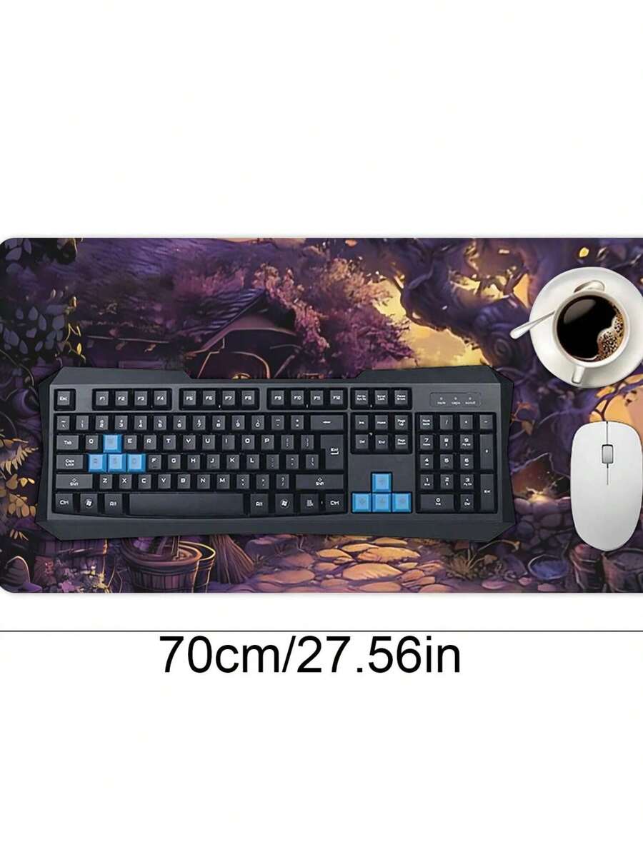 Large Gaming Mouse Pad With Fa - огляд і ціна Work Desk Home Setup