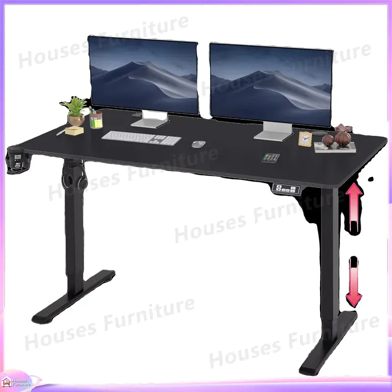 Large Gaming Computer Desk wit - огляд і ціна Desk Setup Pc And Laptop