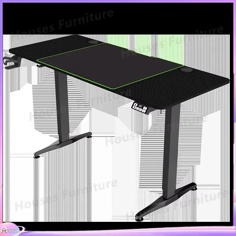 Large Gaming Computer Desk wit - огляд і ціна Desk Setup Pc And Laptop
