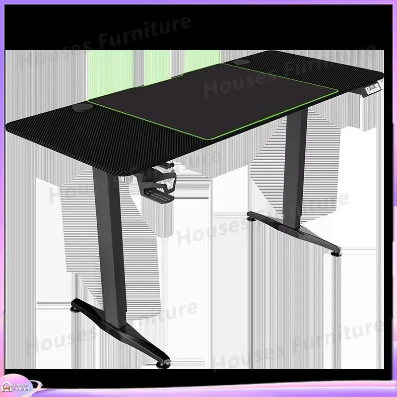 Large Gaming Computer Desk wit - огляд і ціна Desk Setup Pc And Laptop