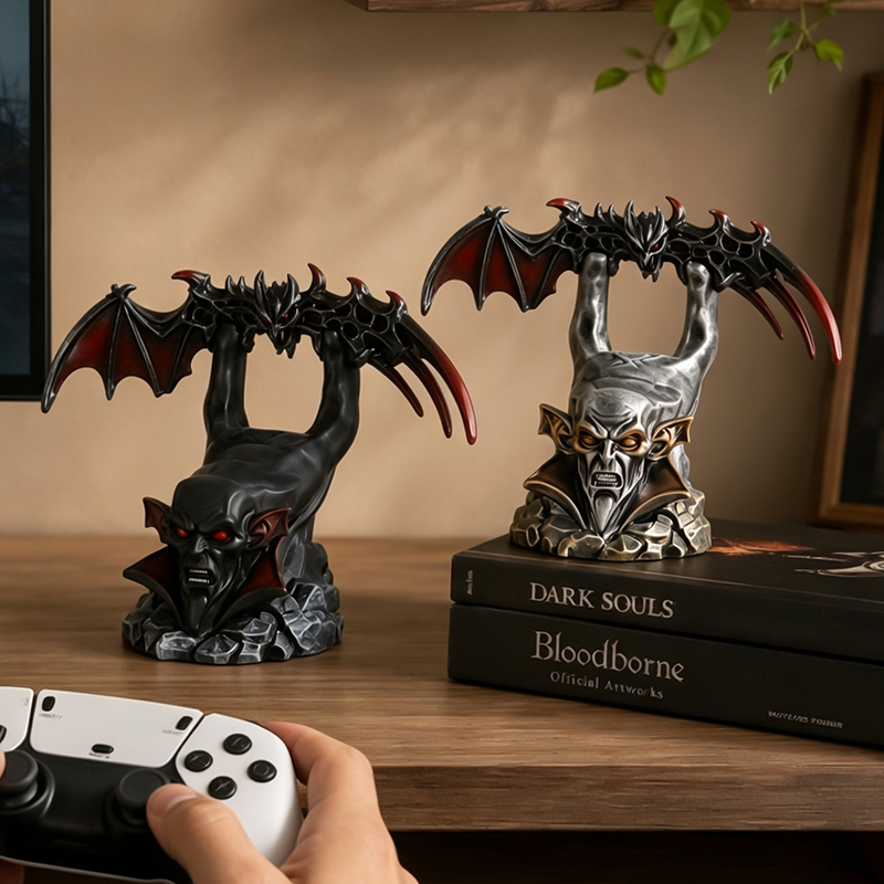 Spooky Vampire Bat Wing Resin  - огляд і ціна Desk Setup Xbox