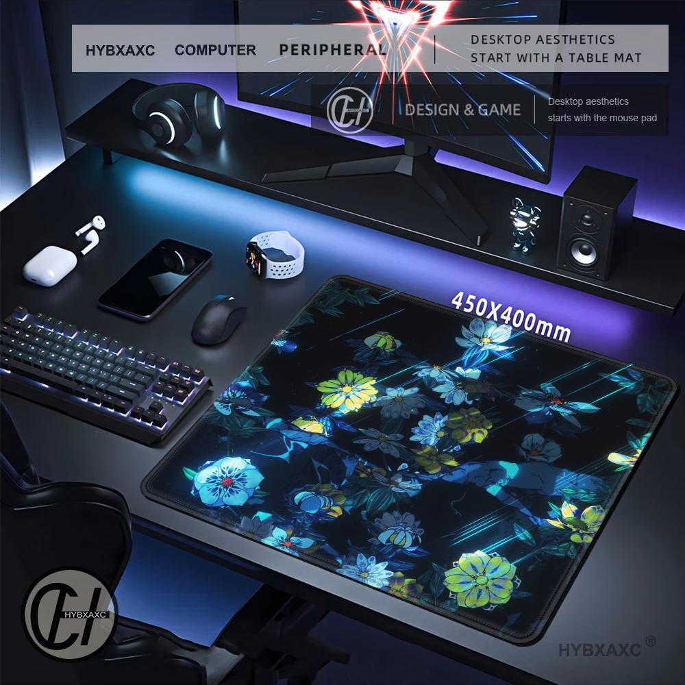 HYBXAXC Dark Floral Manga Back - огляд і ціна Work Desk Home Setup