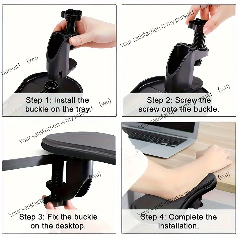 1pc Ergonomic Desk Armrest Ext - огляд і ціна Ergonomic Desk Setup Keyboard